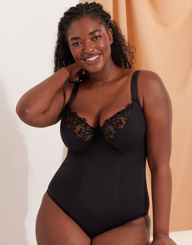 Flirtelle Swirl Balcony Body Black