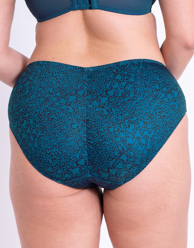 Flirtelle Swirl Brief Dark Leopard