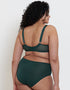 Flirtelle Swirl Balcony Bra Deep Green