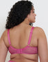 Flirtelle Swirl Balcony Bra Magenta Pink