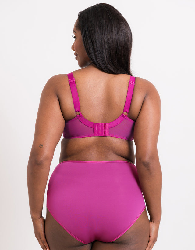 Flirtelle Swirl Balcony Bra Orchid