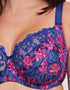 Flirtelle Swirl Balcony Bra Painted Floral Print