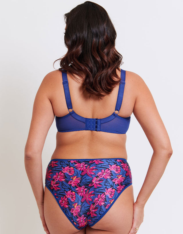 Flirtelle Swirl Balcony Bra Painted Floral Print