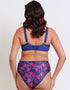 Flirtelle Swirl Balcony Bra Painted Floral Print