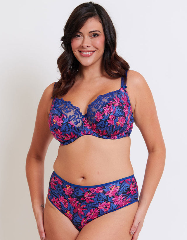Flirtelle Everyday Full Brief Painted Floral Print