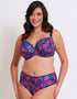 Flirtelle Swirl Balcony Bra Painted Floral Print