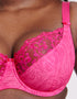 Flirtelle Swirl Balcony Bra Pink Zebra Print