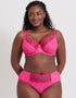 Flirtelle Swirl Brief Pink Zebra Print