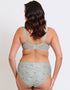 Flirtelle Everyday Full Brief Sage Green Print
