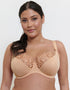 Flirtelle Swirl Balcony Bra Soft Beige
