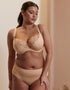 Flirtelle Swirl Balcony Bra Soft Beige