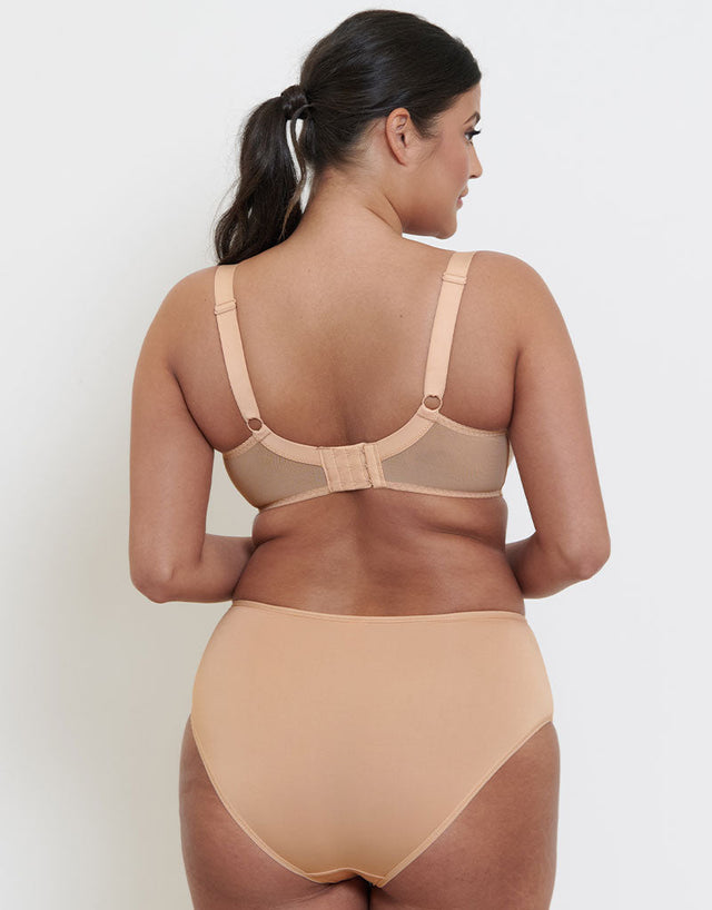 Flirtelle Swirl Balcony Bra Soft Beige