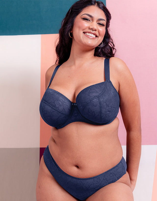 Flirtelle Thalia Balcony Bra Navy