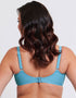 Flirtelle Verona Beach Padded Balcony Bikini Top Aqua Blue