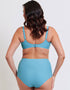 Flirtelle Verona Beach Padded Balcony Bikini Top Aqua Blue