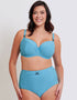 Flirtelle Verona Beach High Waist Bikini Brief Aqua Blue
