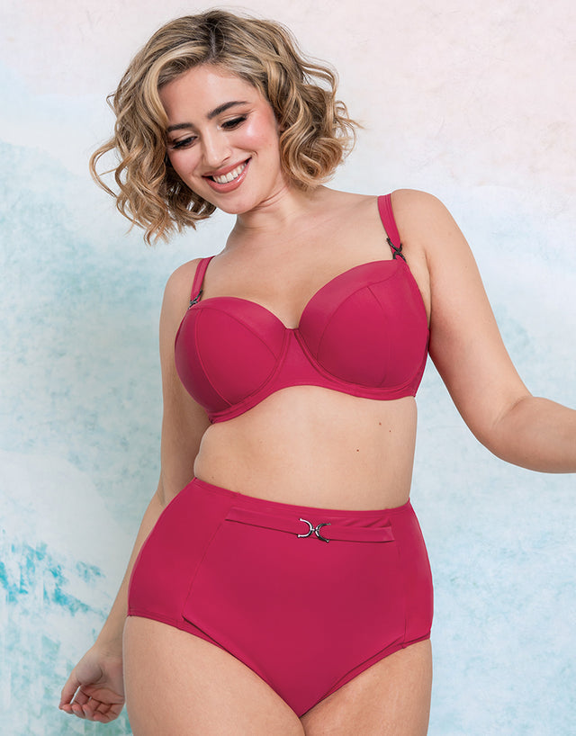 Flirtelle Verona Beach High Waist Bikini Brief Crimson