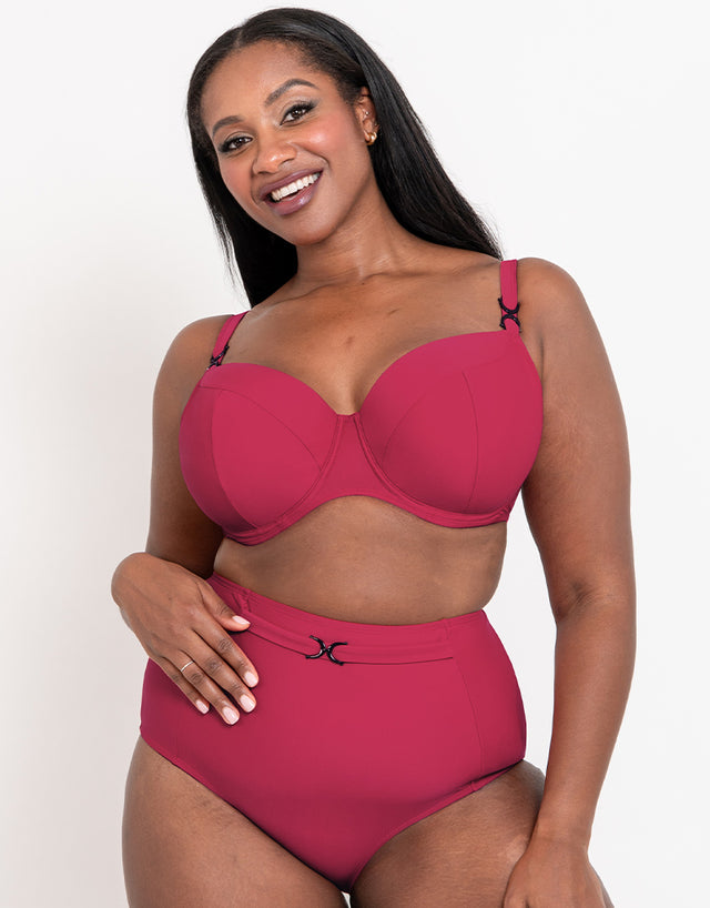 Flirtelle Verona Beach High Waist Bikini Brief Crimson