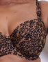 Flirtelle Verona Beach Padded Balcony Bikini Top Leopard Print