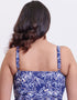 Flirtelle Verona Beach Balcony Tankini Top Navy Print