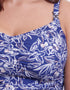 Flirtelle Verona Beach Balcony Tankini Top Navy Print