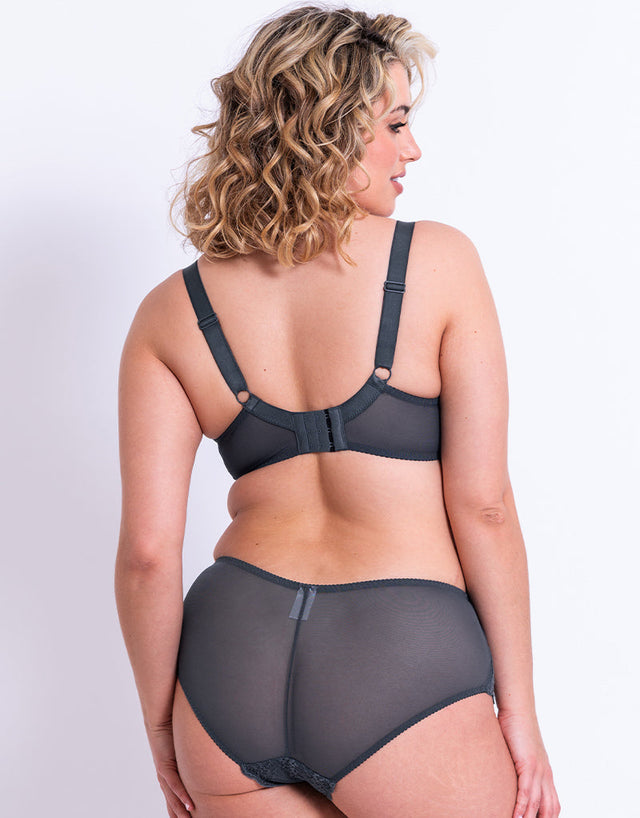 Flirtelle Viola Brief Dark Grey