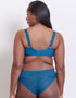 Flirtelle Viola Geo Brazilian Brief Peacock Blue