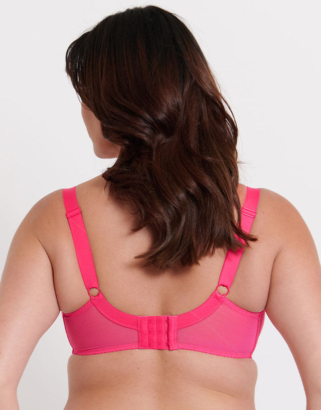 Flirtelle Viola Geo Balcony Bra Pink