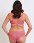 Flirtelle Viola Geo Balcony Bra Rose Pink