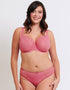 Flirtelle Viola Geo Balcony Bra Rose Pink