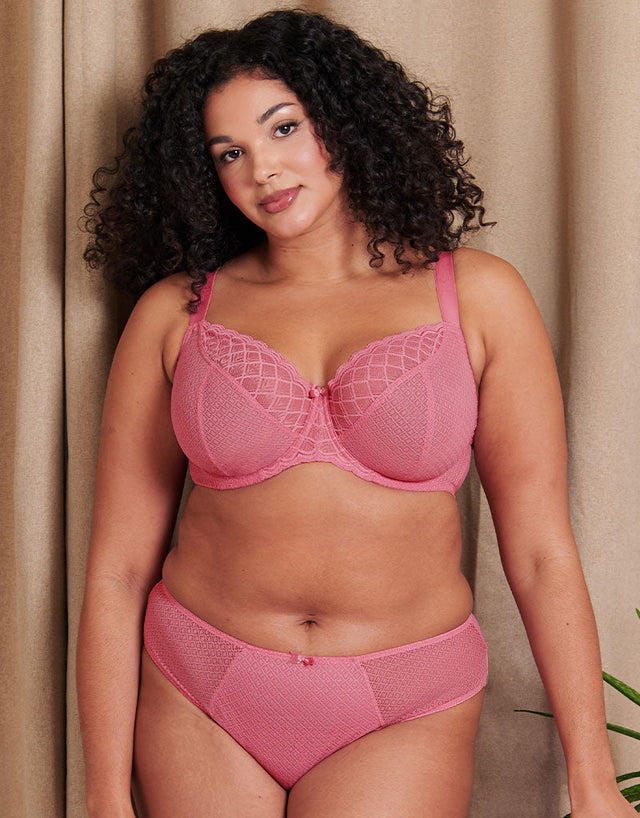 Flirtelle Viola Geo Brazilian Brief Rose Pink