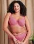 Flirtelle Viola Geo Balcony Bra Rose Pink