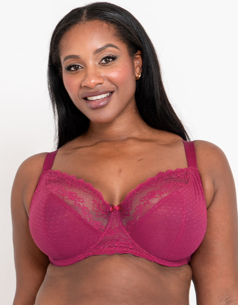 Flirtelle Viola Balcony Bra Sangria – Brastop US Flirtelle Viola Balcony Bra Sangria – Brastop US