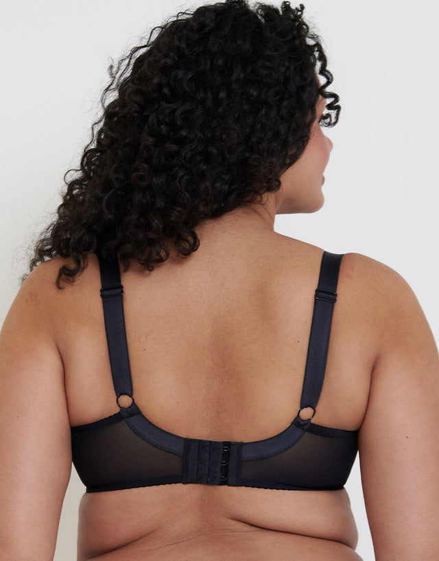 Flirtelle Viola Geo Balcony Bra Black