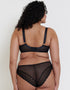 Flirtelle Viola Geo Balcony Bra Black