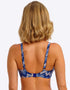 Freya Arizona Wave Plunge Bikini Top Coastline Blue Print