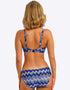 Freya Arizona Wave Plunge Bikini Top Coastline Blue Print