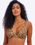 Freya Arizona Wave High Apex Bikini Top Dune Print