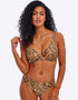 Freya Arizona Wave High Apex Bikini Top Dune Print