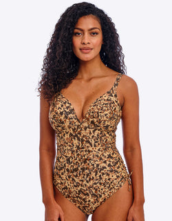 Freya Arizona Wave Plunge Swimsuit Dune Print