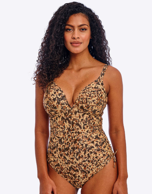 Freya Arizona Wave Plunge Swimsuit Dune Print