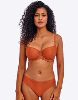 Freya Arizona Wave Sweetheart Padded Bikini Top Golden Hour Orange