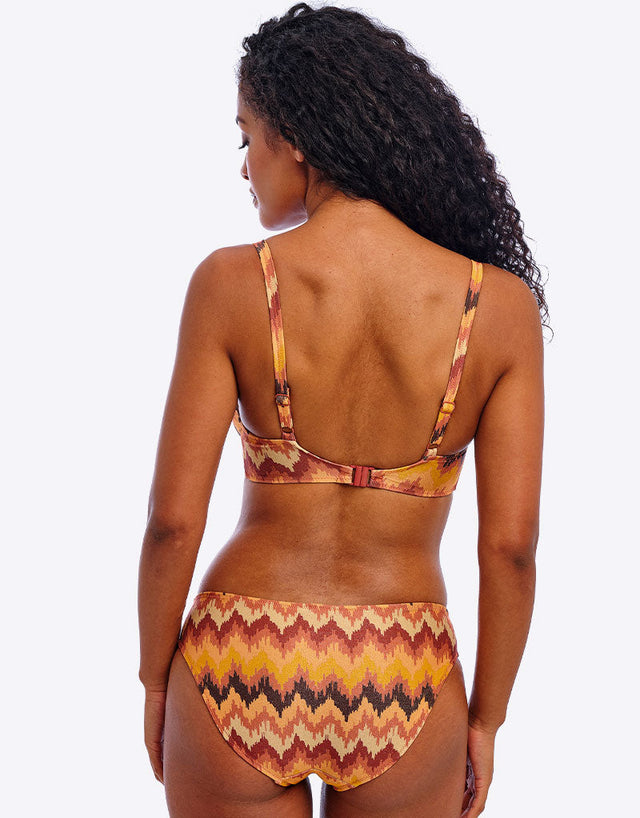 Freya Arizona Wave Plunge Bikini Top Horizon Print