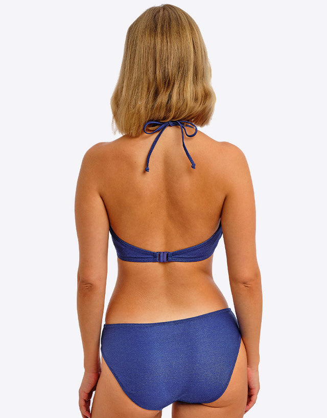 Freya Arizona Wave Halter Bikini Top Twilight Blue
