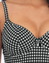 Freya Check In Plunge Tankini Top Monochrome