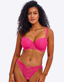 Freya Fascinate Balconette Bra Hot Pink