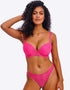 Freya Fascinate Moulded Plunge Bra Hot Pink