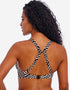 Freya Fiji Falls High Apex Plunge Bikini Top Black Stripe