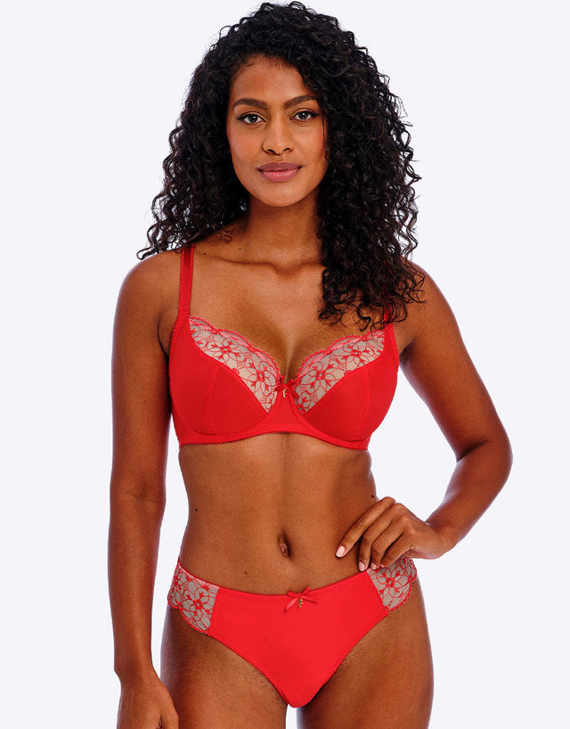 Freya Hallie Plunge Bra Chilli Red
