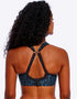 Freya Active High Octane Sports Bra Midnight Blue Leopard Print